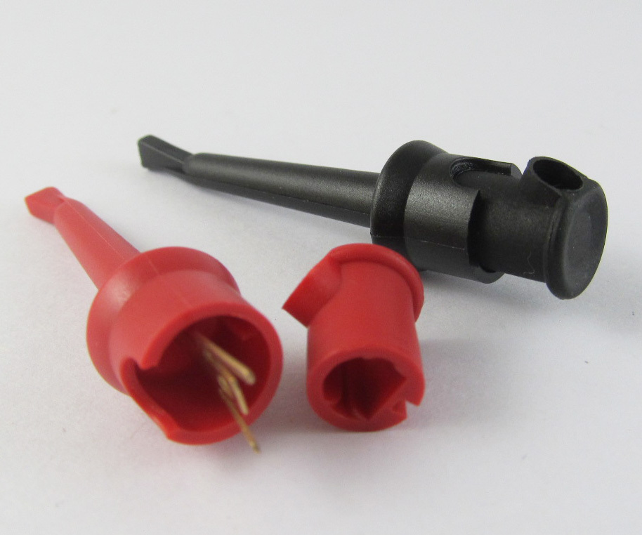 4pcs High Quality Nylon PA Copper Flexible Large Test Hook Clip Probes PCB SMD
