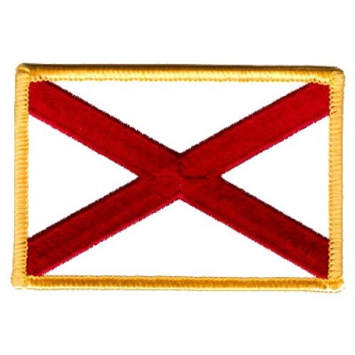 State Flag- Alabama Biker Patch vest jacket harley motorcycle USA