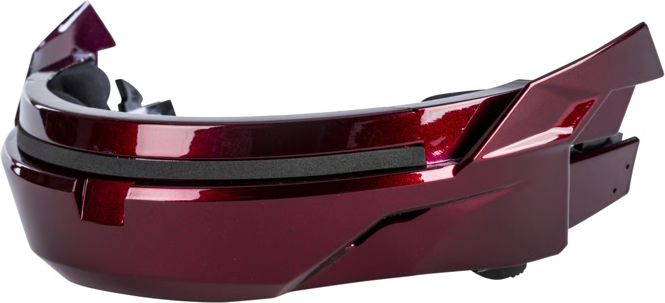G-Max Removable Jaw for OF-77 Helmets - Wine Red Motorcycle ATV/UTV Street Bike