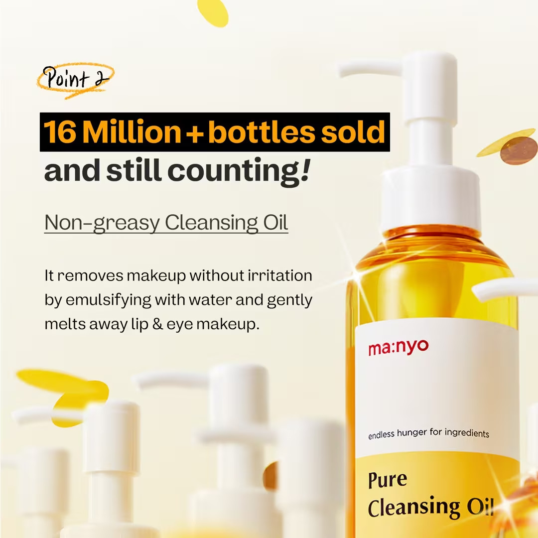 ma:nyo Pure Cleansing Oil 200ml Pore Care 6.7oz New in Original Sealed Packaging
