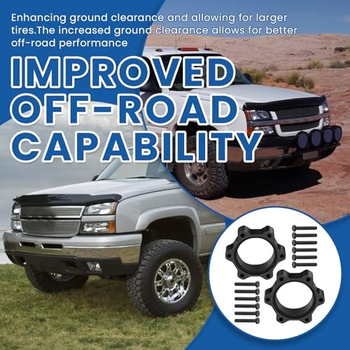 CV Spacers with Screws Fit for 6" Lift Chevy/GMC 2500HD 2001-2010