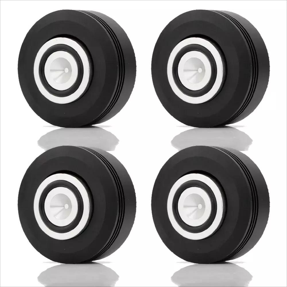4X 50*22mm Aluminium HIFI Audio Speaker Isolation Feet Anti-shock Absorber Pads