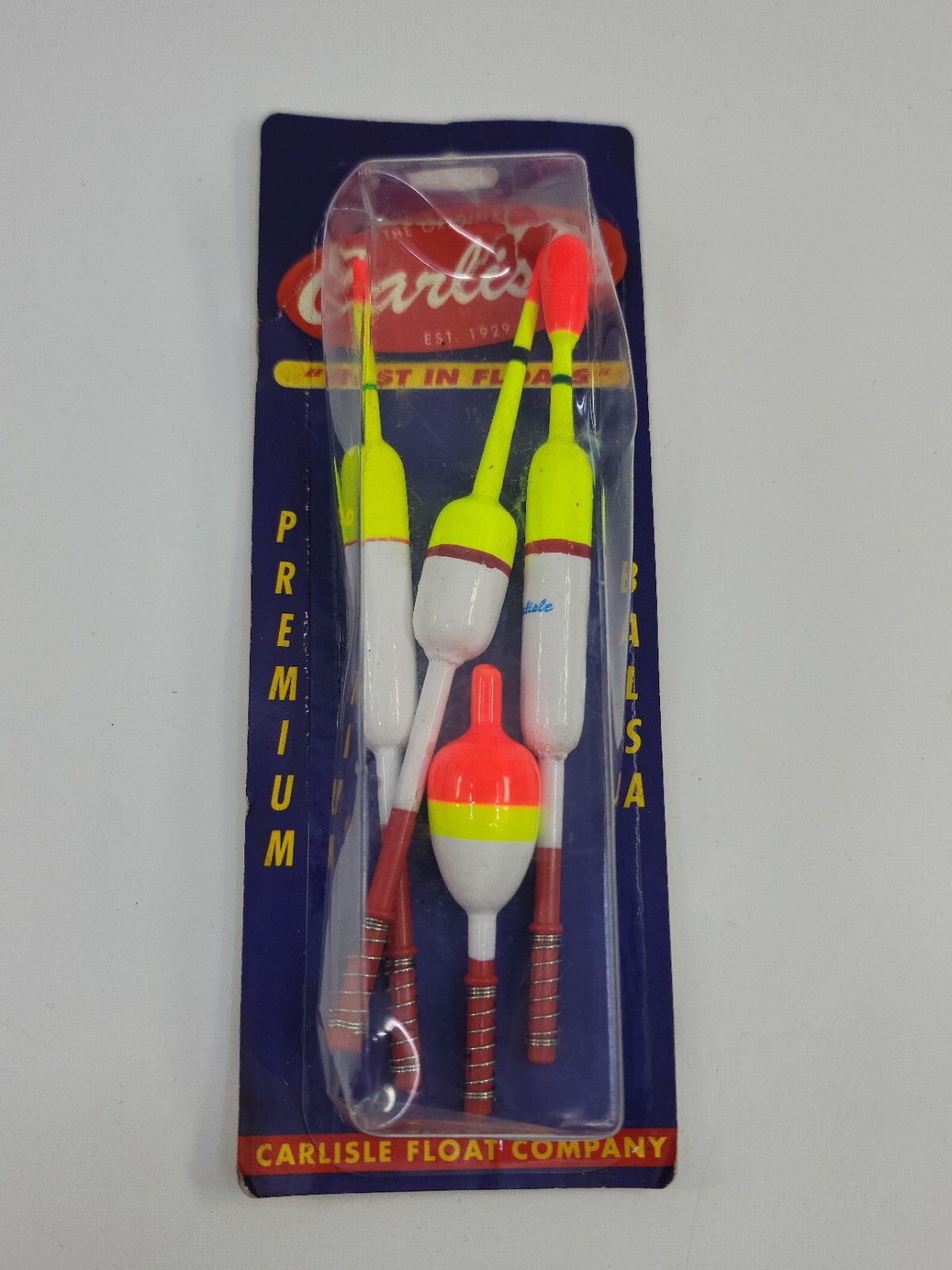 Carlisle Floating Bobbers X4 Premium Balsa Wood Open Box Unused