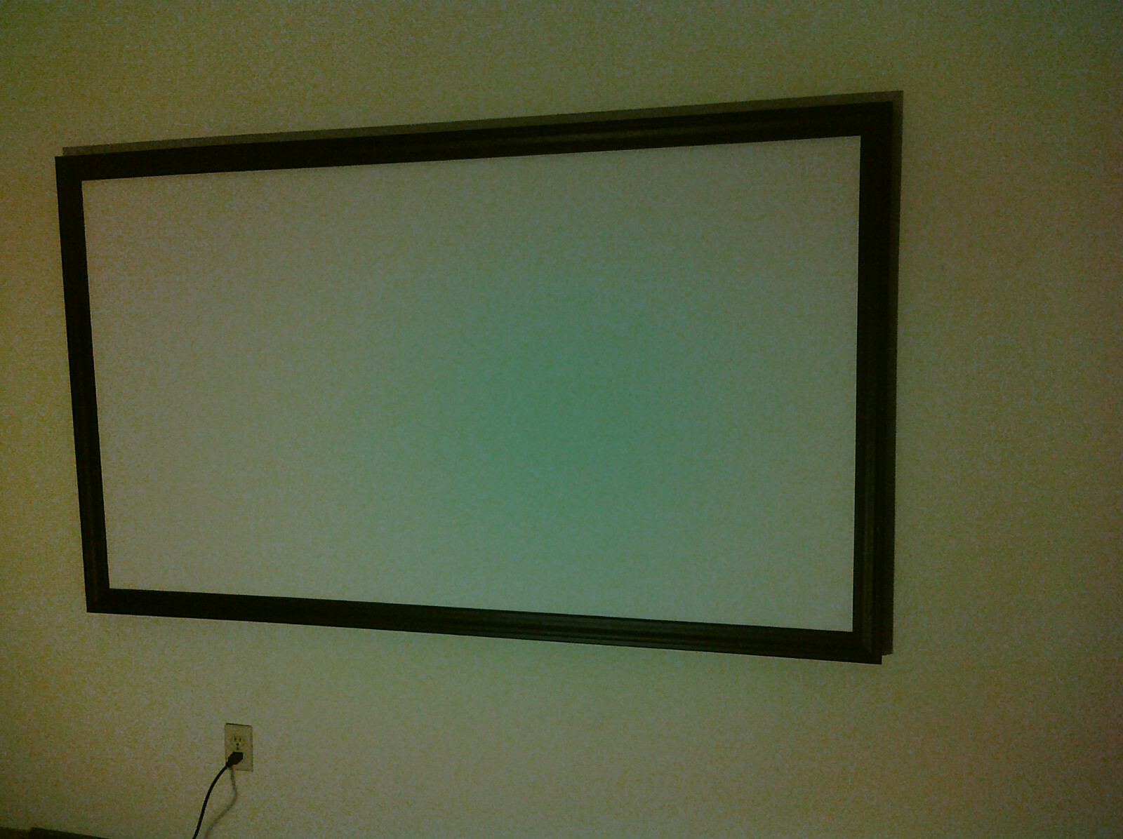 100" High Contrast Grey Projection Screen Material + Plans For DIY Fixed Frame!!