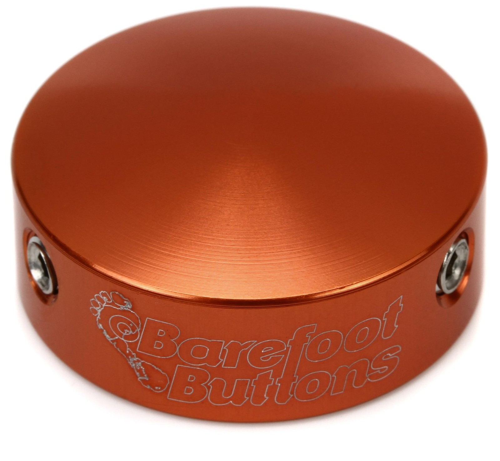 Barefoot Buttons V2 Standard Footswitch Cap - Orange (3-pack) Bundle