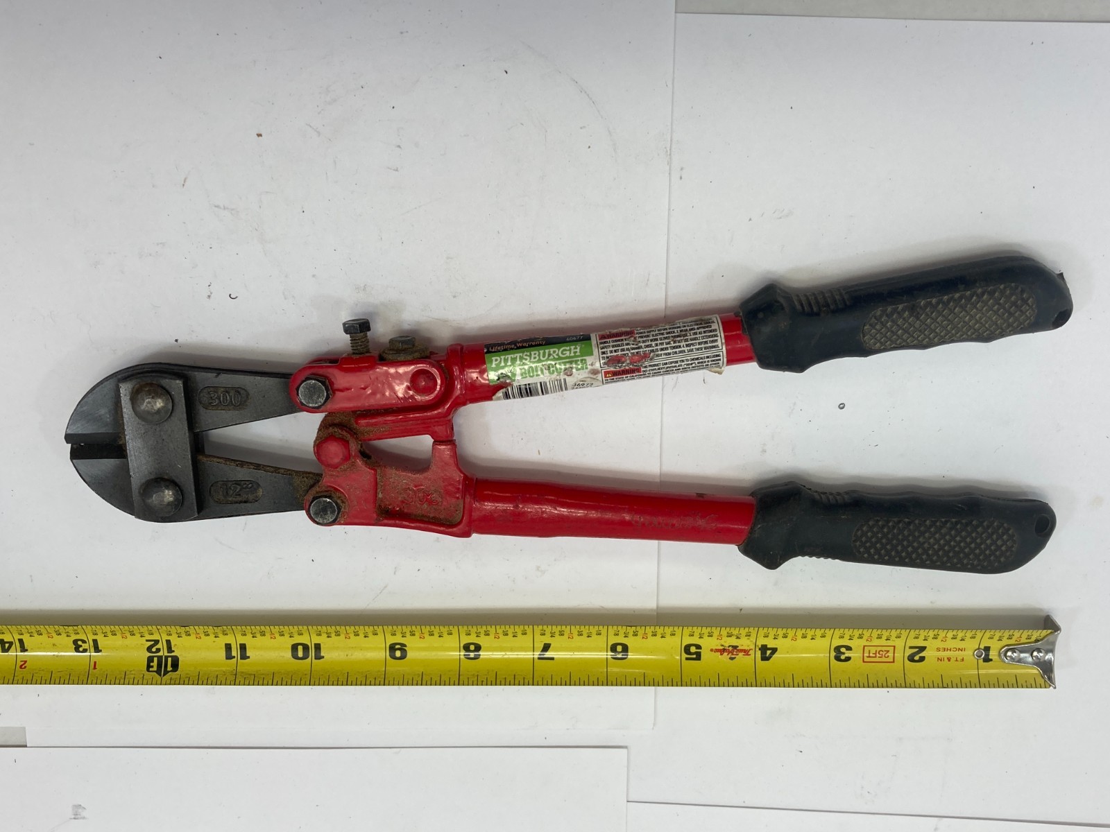 Pittsburgh 12" Steel Bolt Cutters ~ Pre-Owned