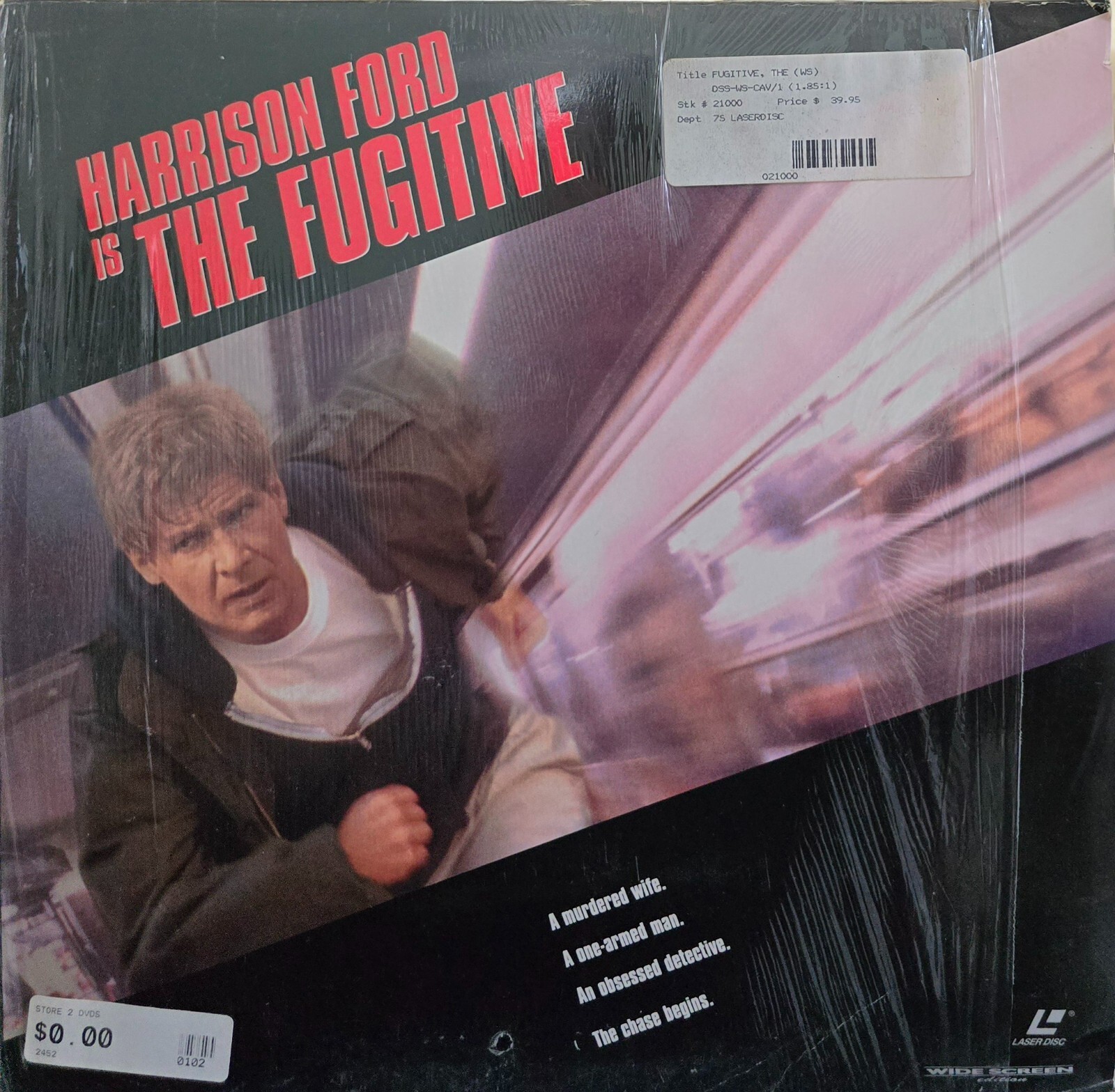 Fugitive, The (1993) [NTSC/LBX/SRD/+CAV] [21000] - Laserdisc - Rotted