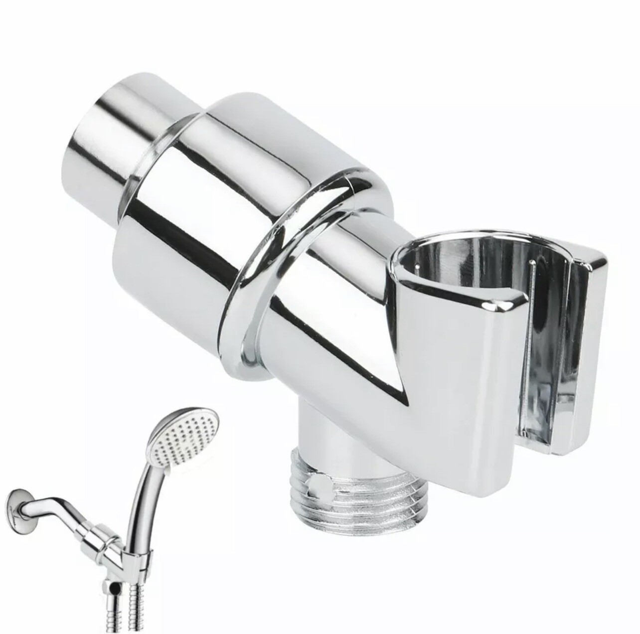 Soporte Para Cabezal De Ducha De Mano Para Montaje En Pared ABS chrome