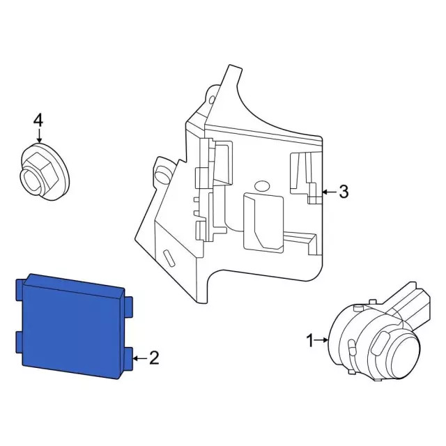 Genuine Ford Blind Spot Radar ML3Z-14C689-H