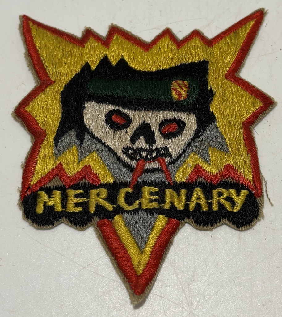 Vietnam Military Patch Mercenary (very rare)