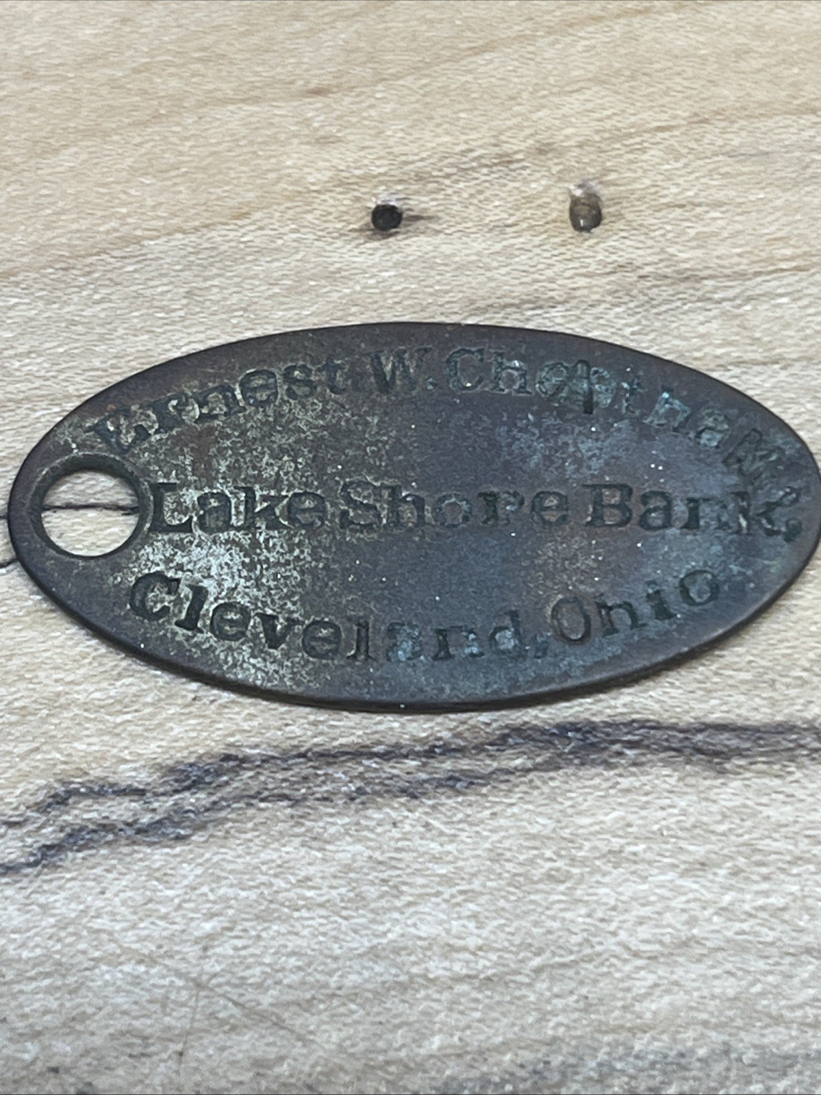 Lake Shore Bank Cleveland, Ohio Key Fob *D127
