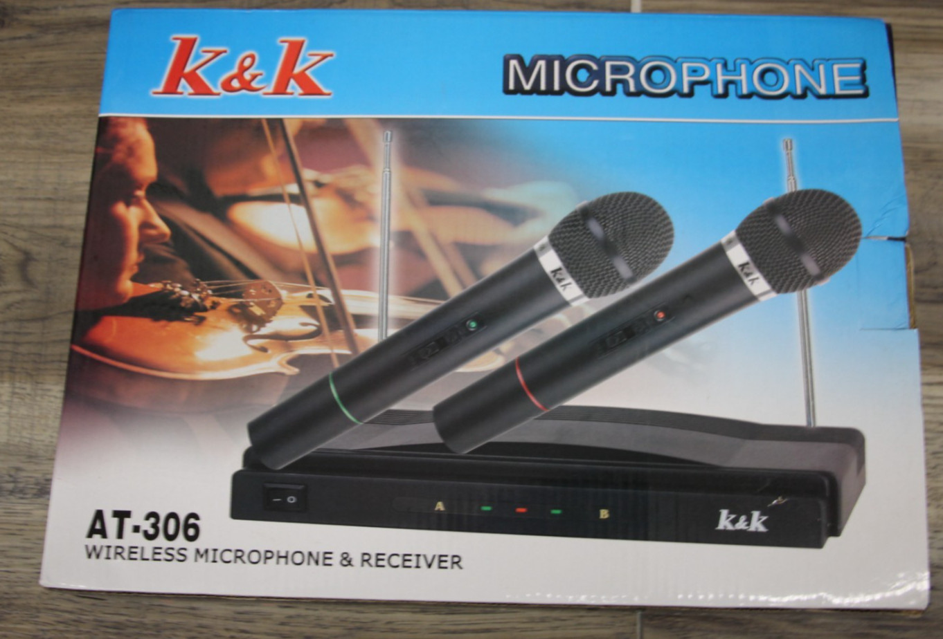 K&K Handheld Microphone System AT-306 Wireless