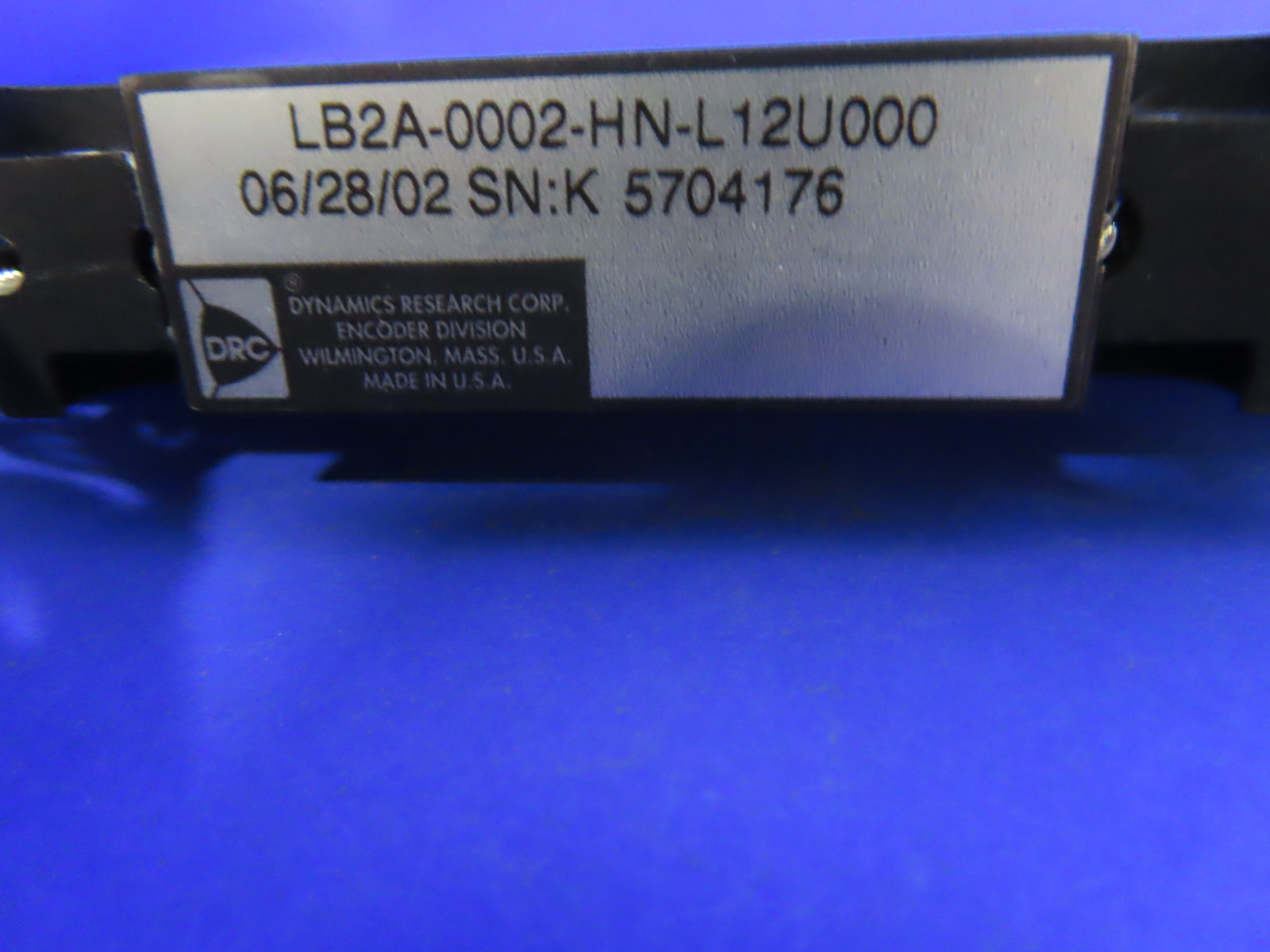 NEW DYNAMICS RESEARCH ENCODER LINEAR LB2A-0002-HN-L12U000 1YEAR WARRANTY