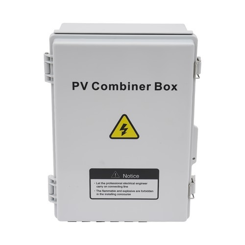 6 String PV Solar Combiner Box Circuit Breaker Junction Box For Solar System