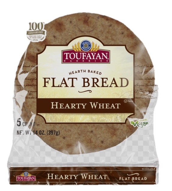 Toufayan Whole Wheat Mediterranean Flatbread (2 Pack)