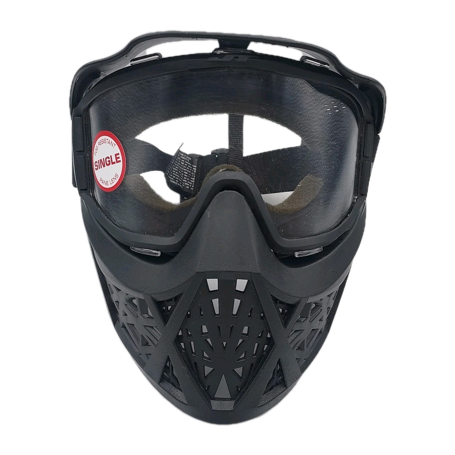 JT Elite Prime Black Paintball Mask & Goggle System Fog Resistant Clear JT 3B