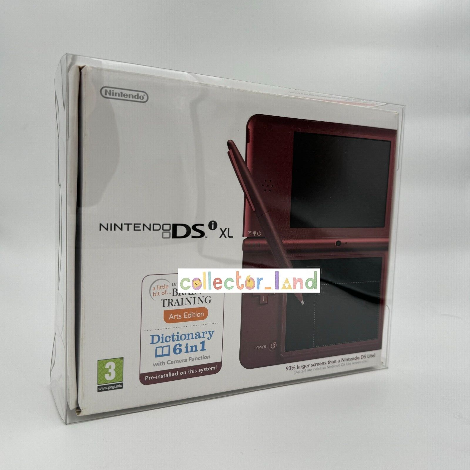Nintendo DSi XL BOX PROTECTOR Handheld Console STRONG 0.5mm PLASTIC DISPLAY CASE