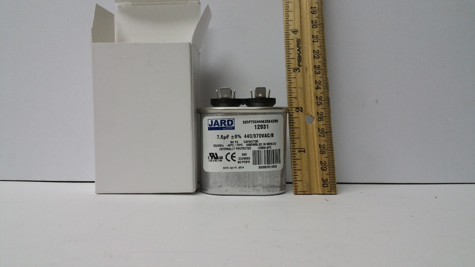 MOTOR RUN CAPACITOR 7.5 UF MFD 370V 440V for HVAC