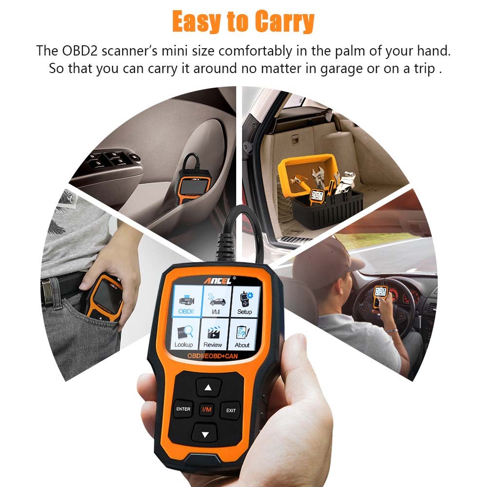 Check Engine Fault Code Reader Automotive OBD2 Scanner Car Diagnostic Scan Tool