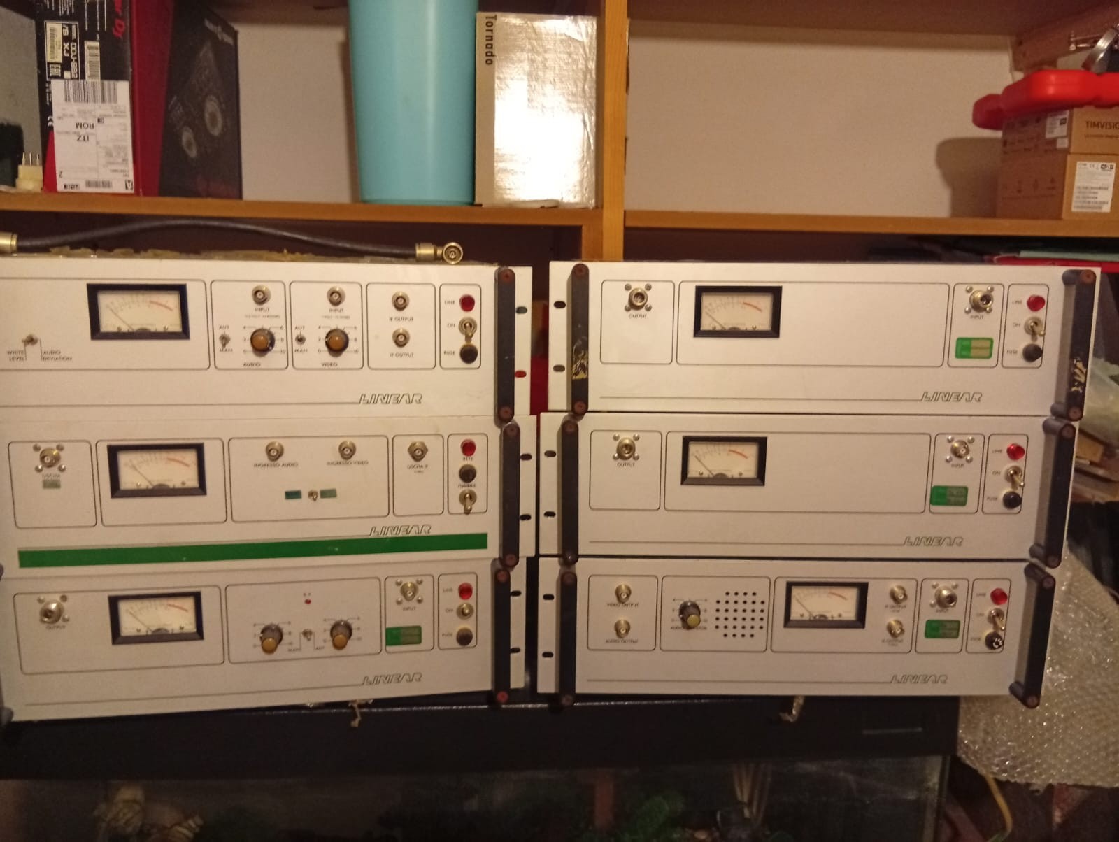 Professional LINEAR Analog TV Broadcast System – Complete Lot – Transmitter, RF