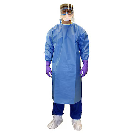 Kimtech 47993 Liquid Barrier Gown, Lowlint, Bl, L/Xl, Pk10