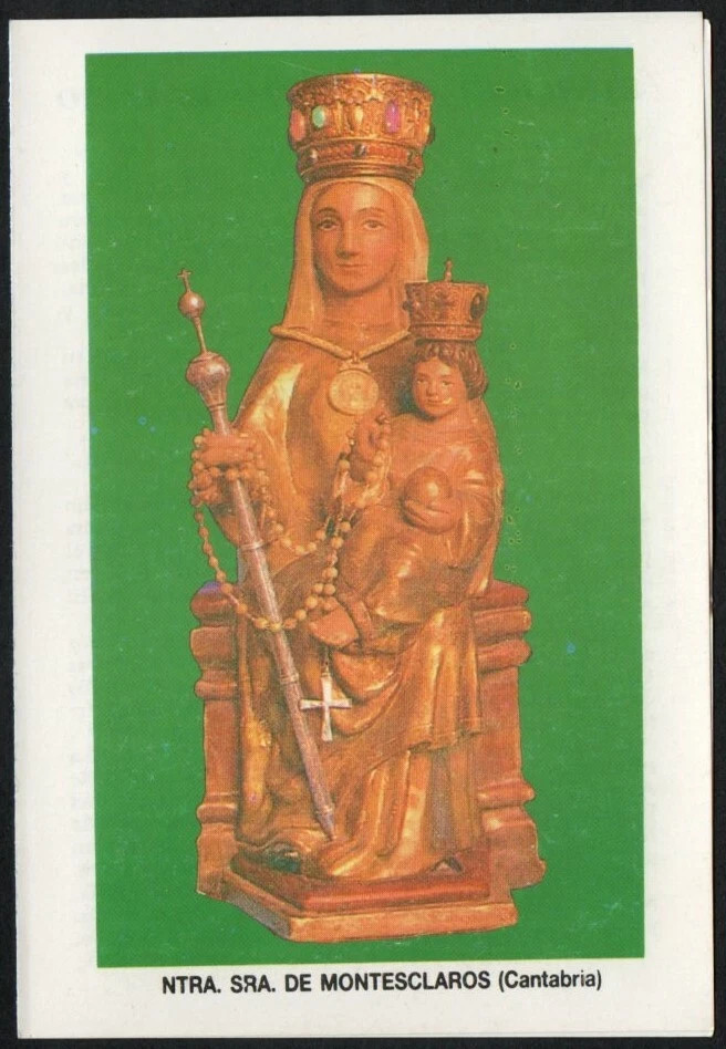 Holy card de la Virgin santino image pieuses estampa