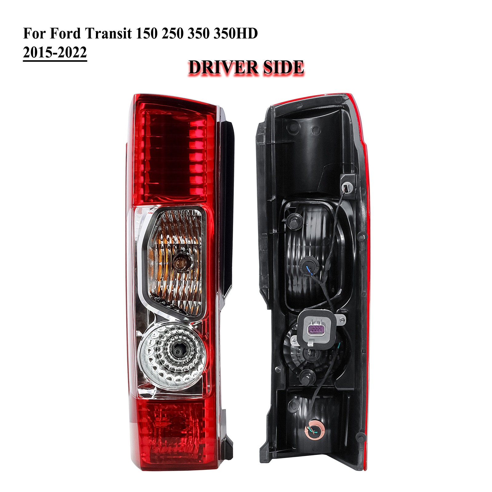 Driver Left Side Rear Tail Light for 2010-2025 RAM Promaster 1500 2500 3500
