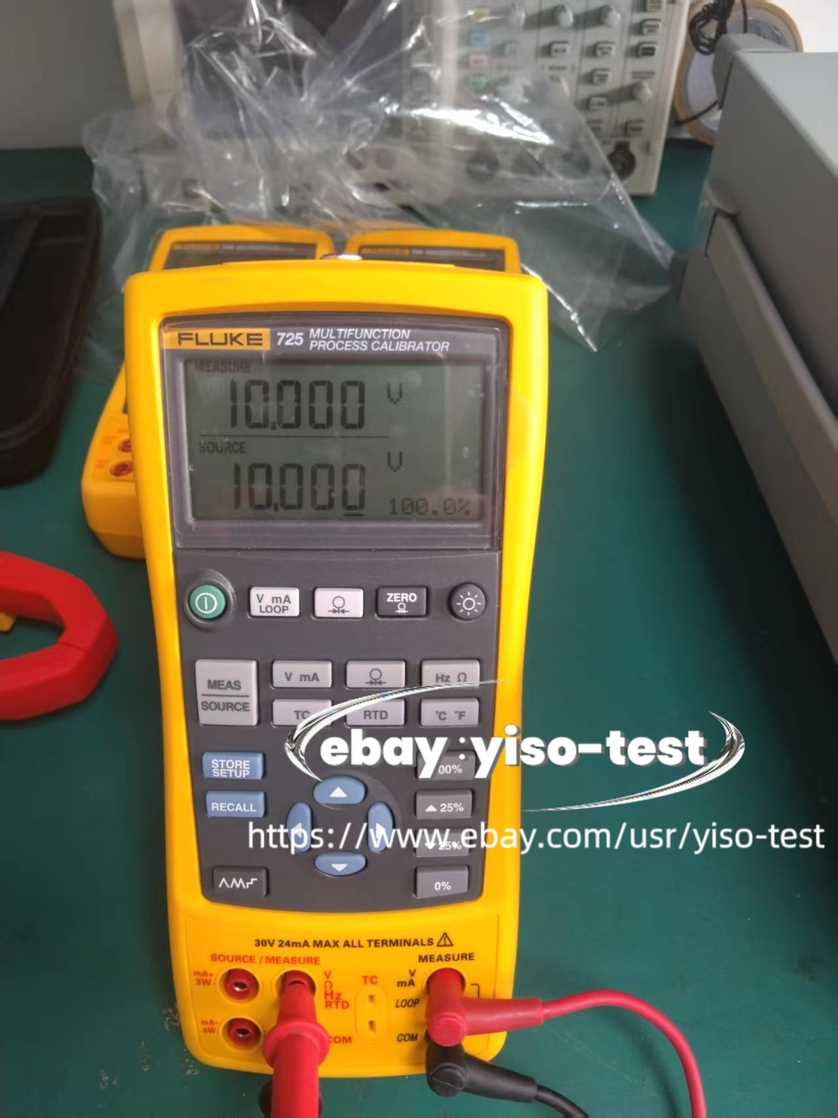 1PCS Fluke 725 Multifunction Process Calibrator Calibrated / tested good/working