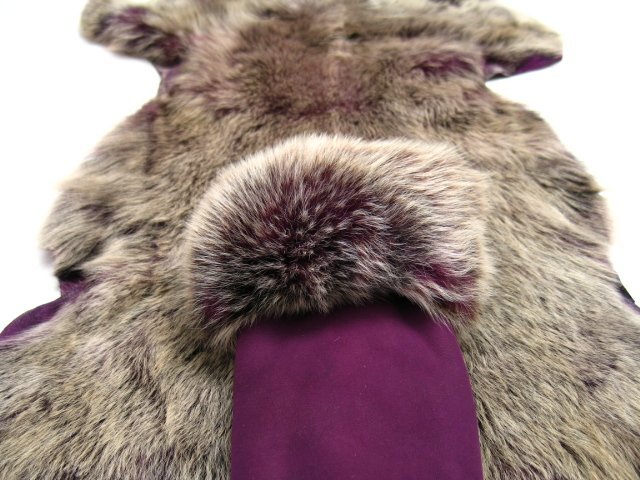 Genuine Italian Lambskin Garment leather Hides Skins Toscana Purple