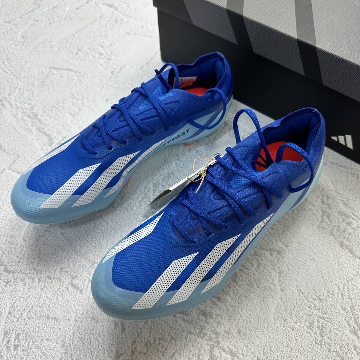 ADIDAS Mens Blue X CRAZYFAST.1 SG Football Boots  Brand new IE6628 US9.5