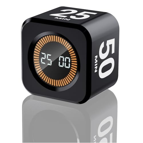 Pomodoro Timer, Small Gravity Timer, Visual Countdown 5 10 25 Visual Display