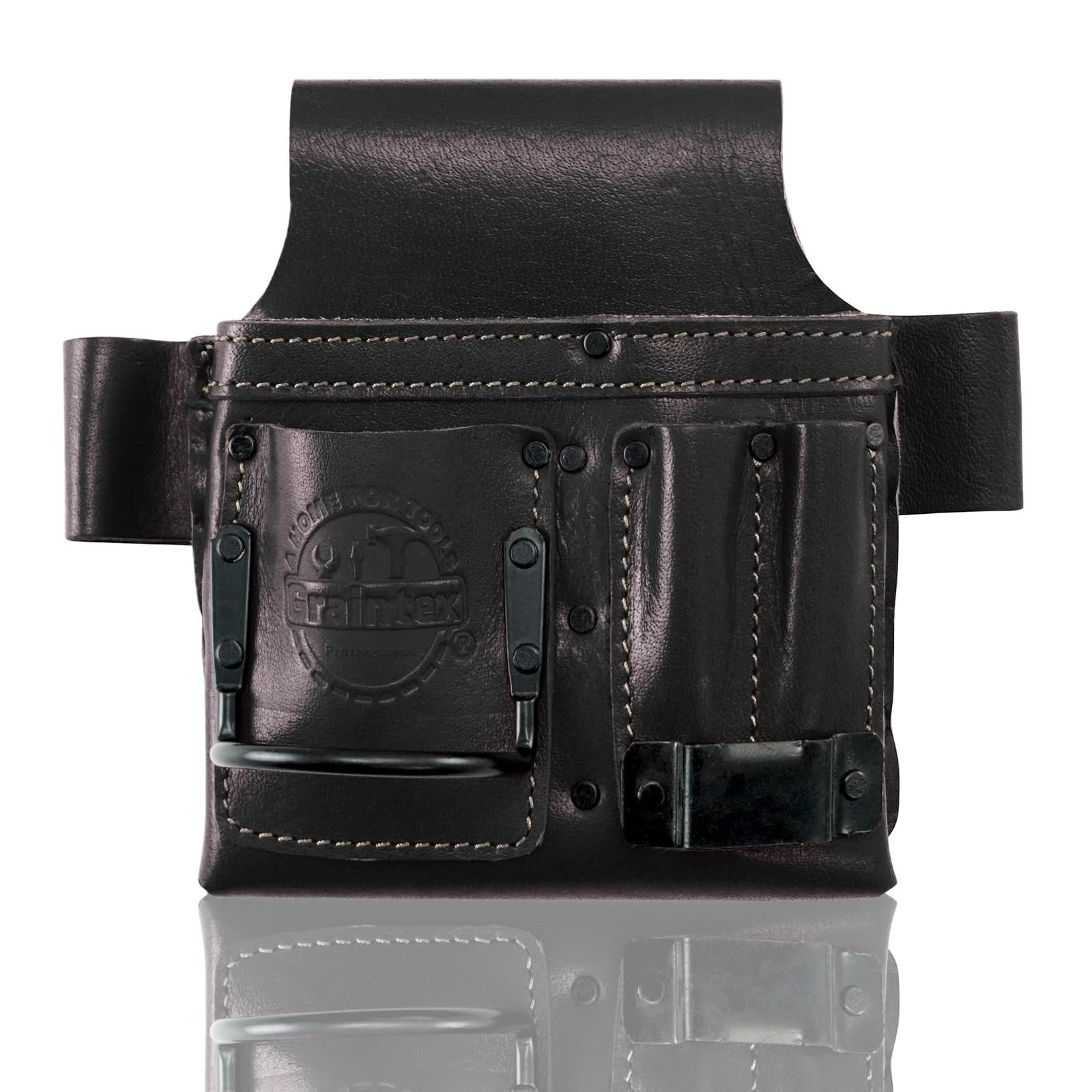 Graintex Ambassador Multi Tool Pouch - Leather Tool Belt for Professionals