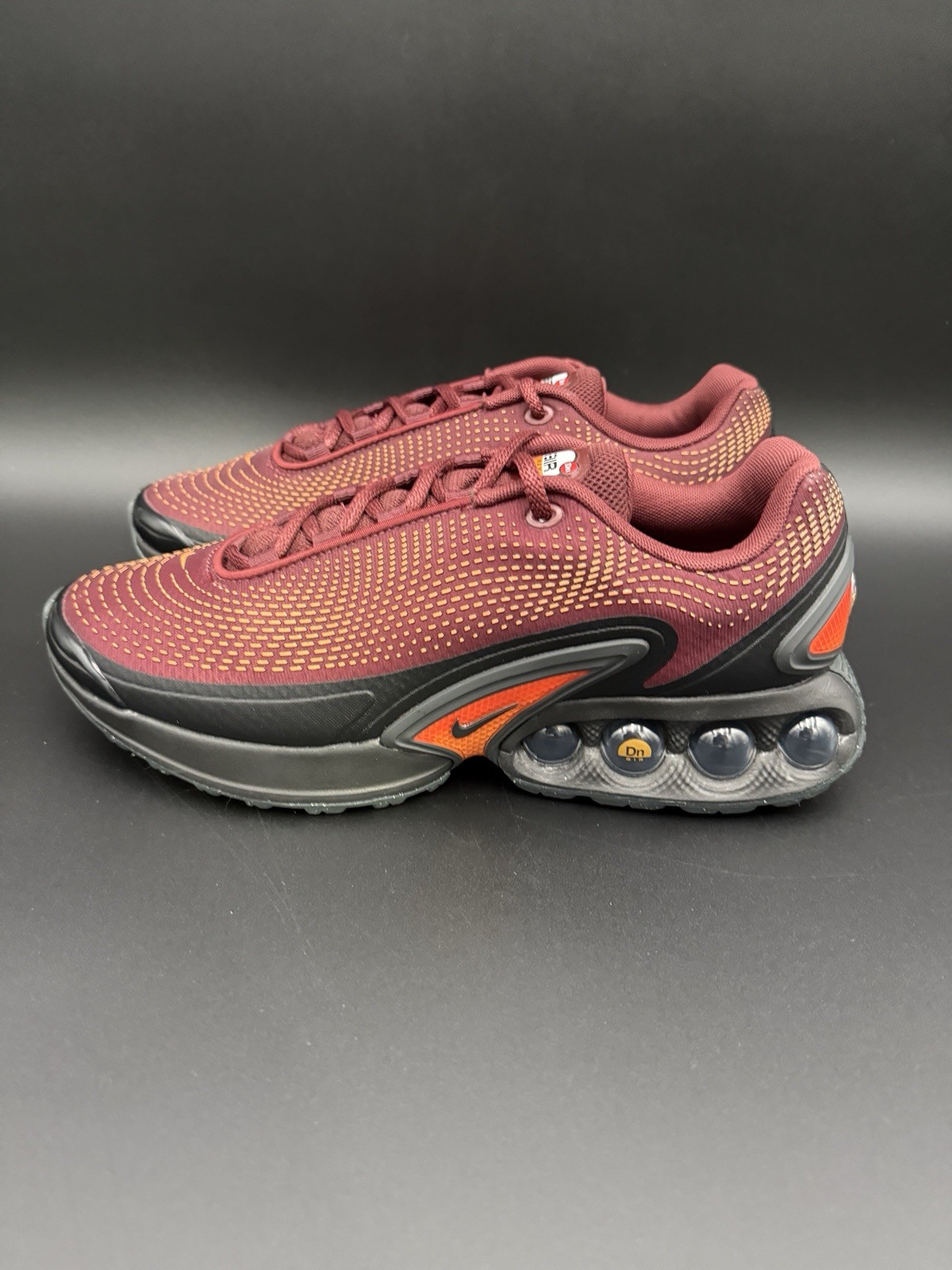 Nike Air Max DN Dark Team Red Black Gold DV3337-600 Men's Sneakers Sizes NEW