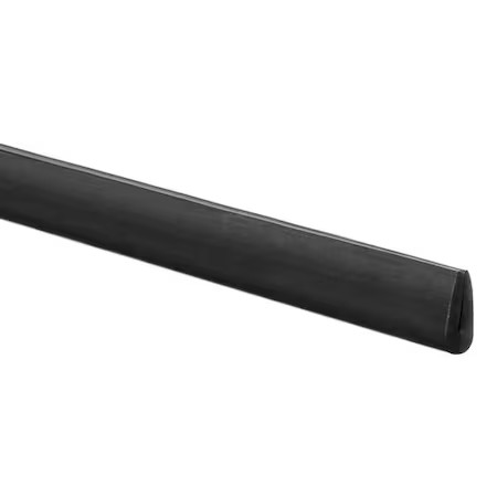 Zoro Select Ztrim-359 Rubber Edging, Neoprene, 10 Ft Length, Non-Adhesive,