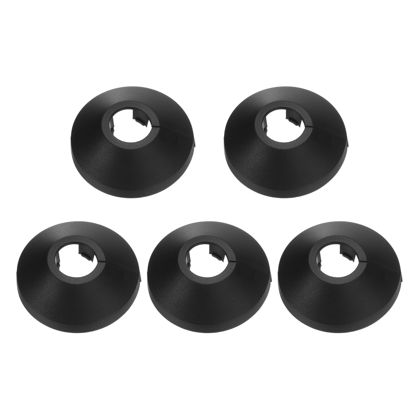 5PCS Flange Pipe Cover Decor for 0.5in /12mm Pipe Cover Decor, Black