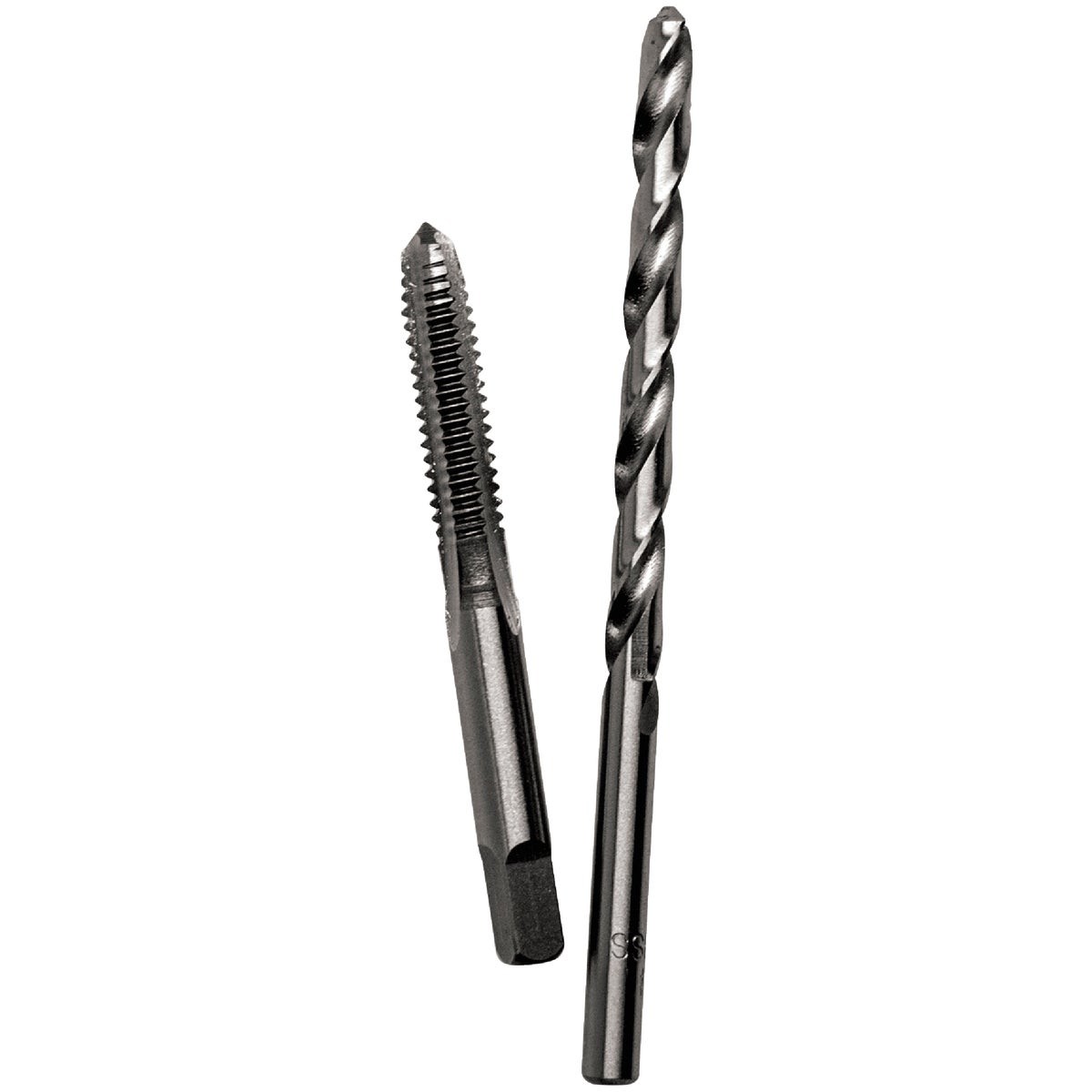Drill & Tool 1/4-28  Fine Carbon Steel Tap-Plug  and #3 Wire Gauge Drill Bit