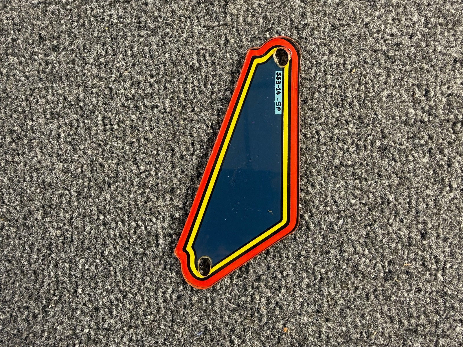Williams Taxi Pinball Machine Playfield Plastic Slingshot 553-14-SP ORIGINAL