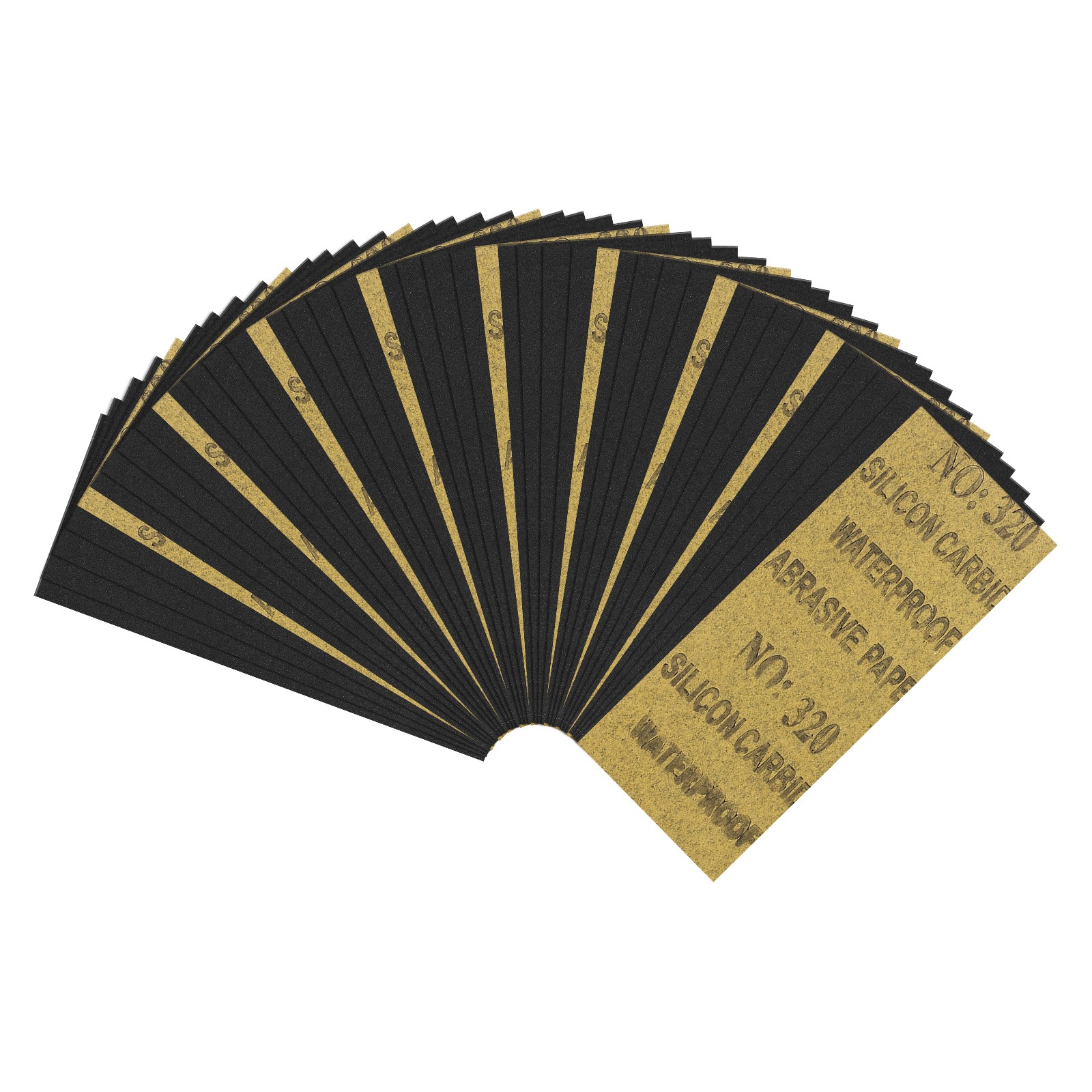 45pcs Sand Papers - [3.6 x 9 Inch x 320 Grits] Sandpaper Sheets