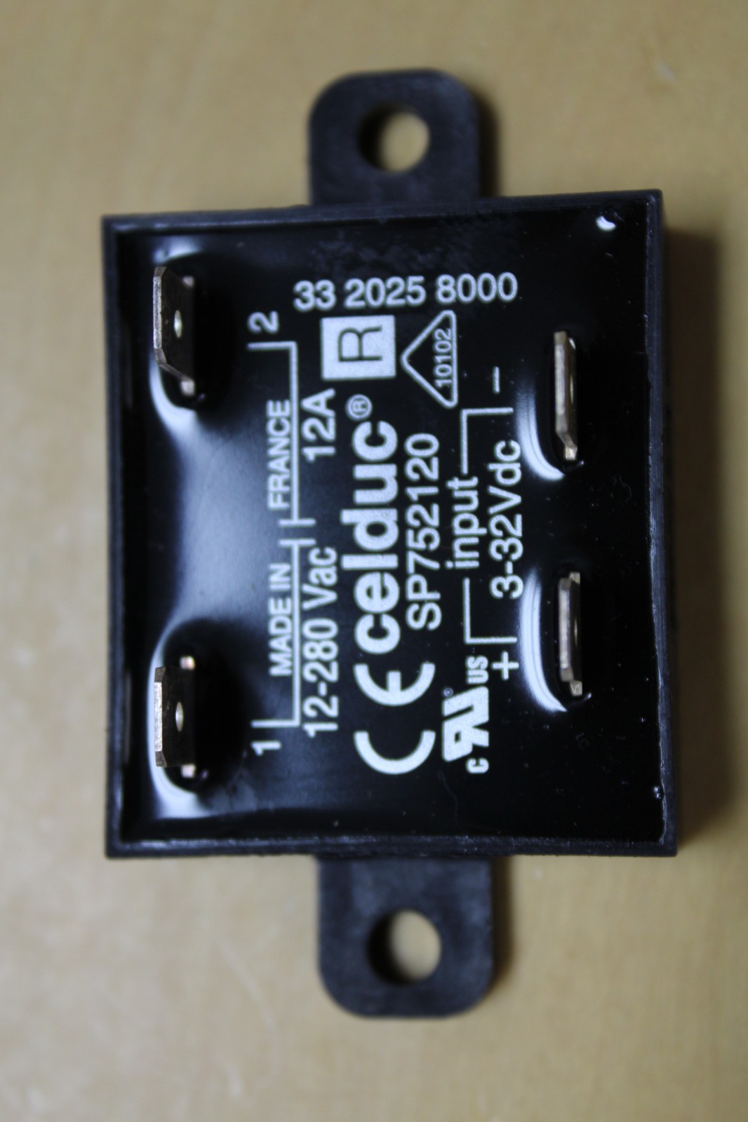 CELDUC SP752120 SOLID STATE Relay Switching 12-280VAC 12A SSR NEW USA