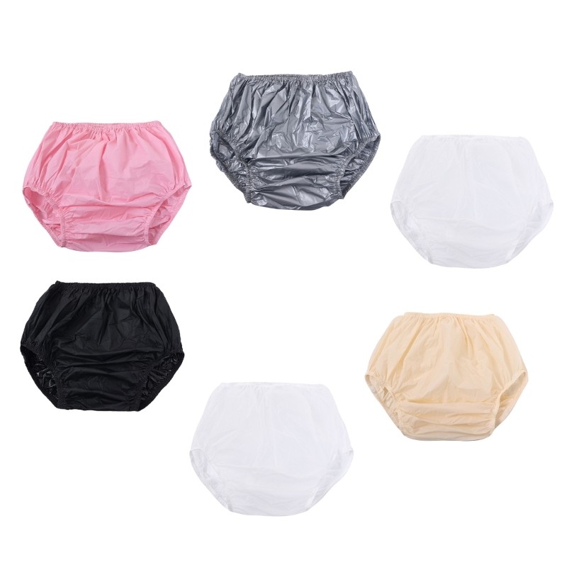 Adult Diaper Cover Incontinence Underwear Leakproof Plastic Pants for Security