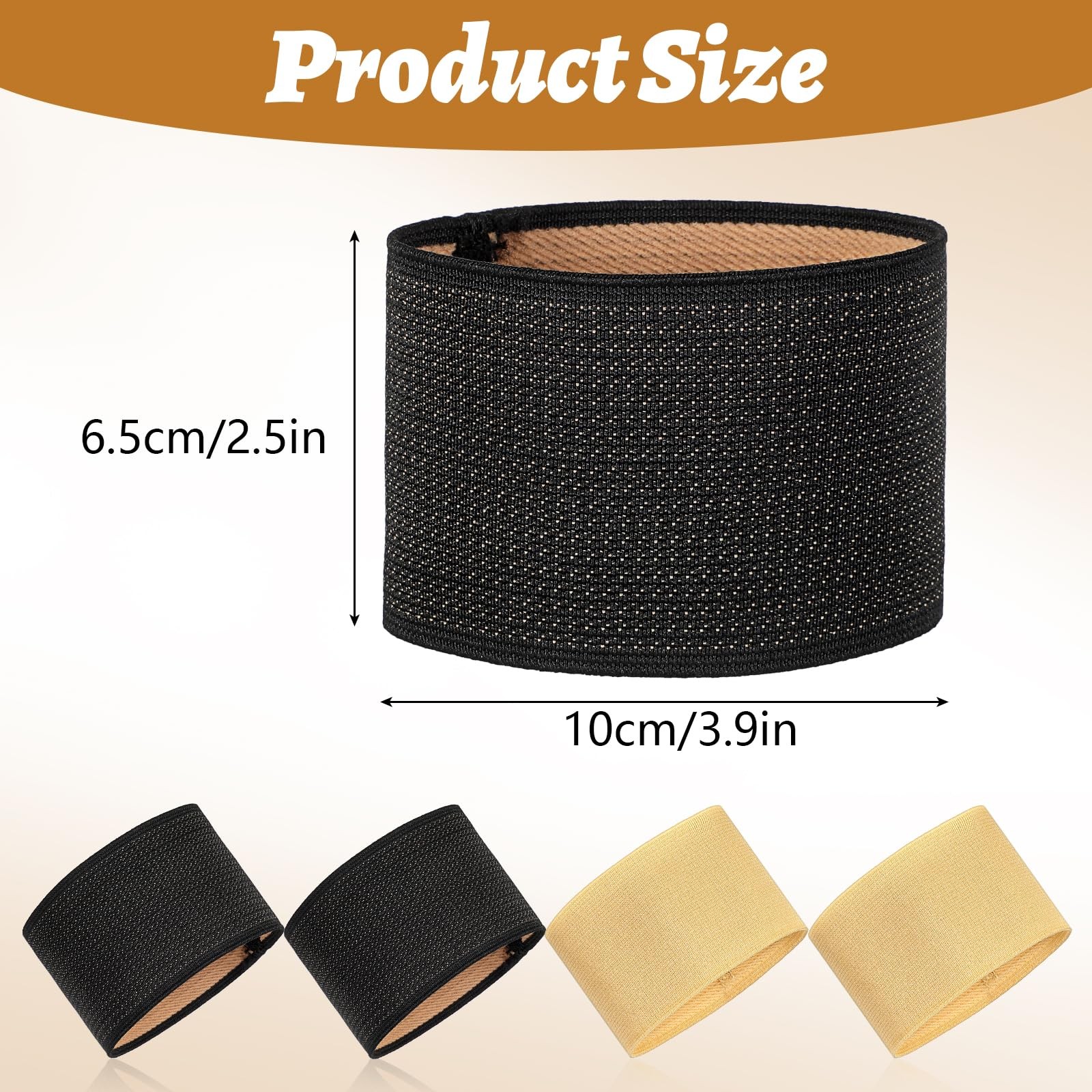 2 Pairs Arch Support Sleeves Plantar Brace Compression Bands Copper Arch Support