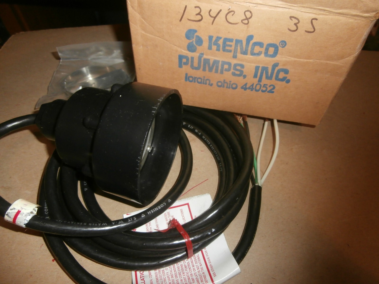 Kenco Liquid Level Control Switch 134C8