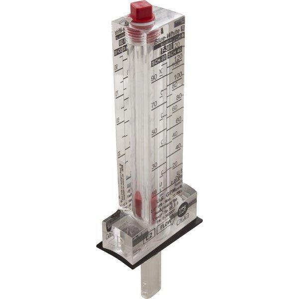Pool Flow Meter - Reliable Use Indoor & Outdoor Pools Blue-White