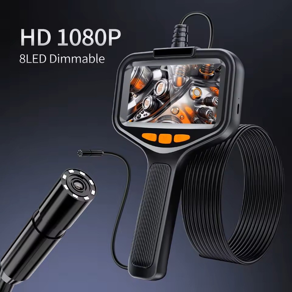 2M/5M/10M Industrial Endoscope Pipe Inspection Camera with Light