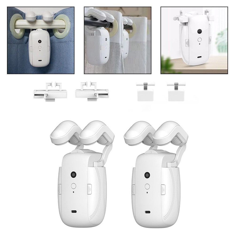 For T-UYA Bluetooth-compatible Smart Curtains Robot 3in1 For Roman Rod T/U-Rail