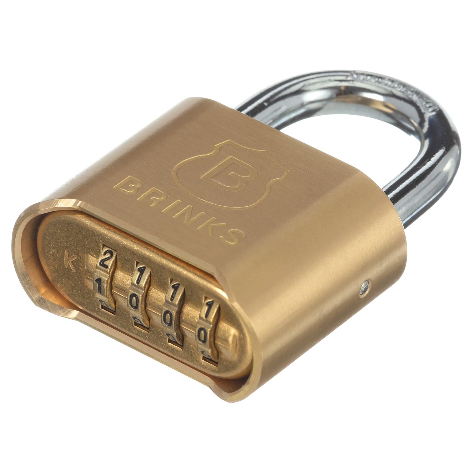 COMBINATION LOCK Solid Brass, 50Mm Resettable Padlock with 1 In Shackle