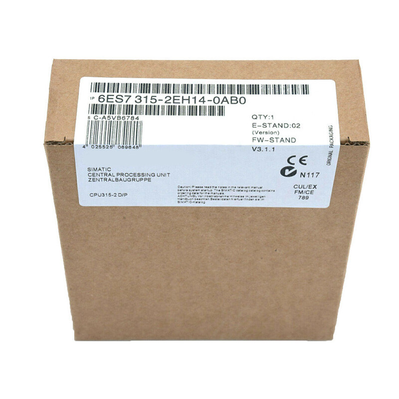 For Siemens 6ES7315-2EH14-0AB0 CPU315-2 PN/DP Module 6ES73152EH140AB0 New In Box