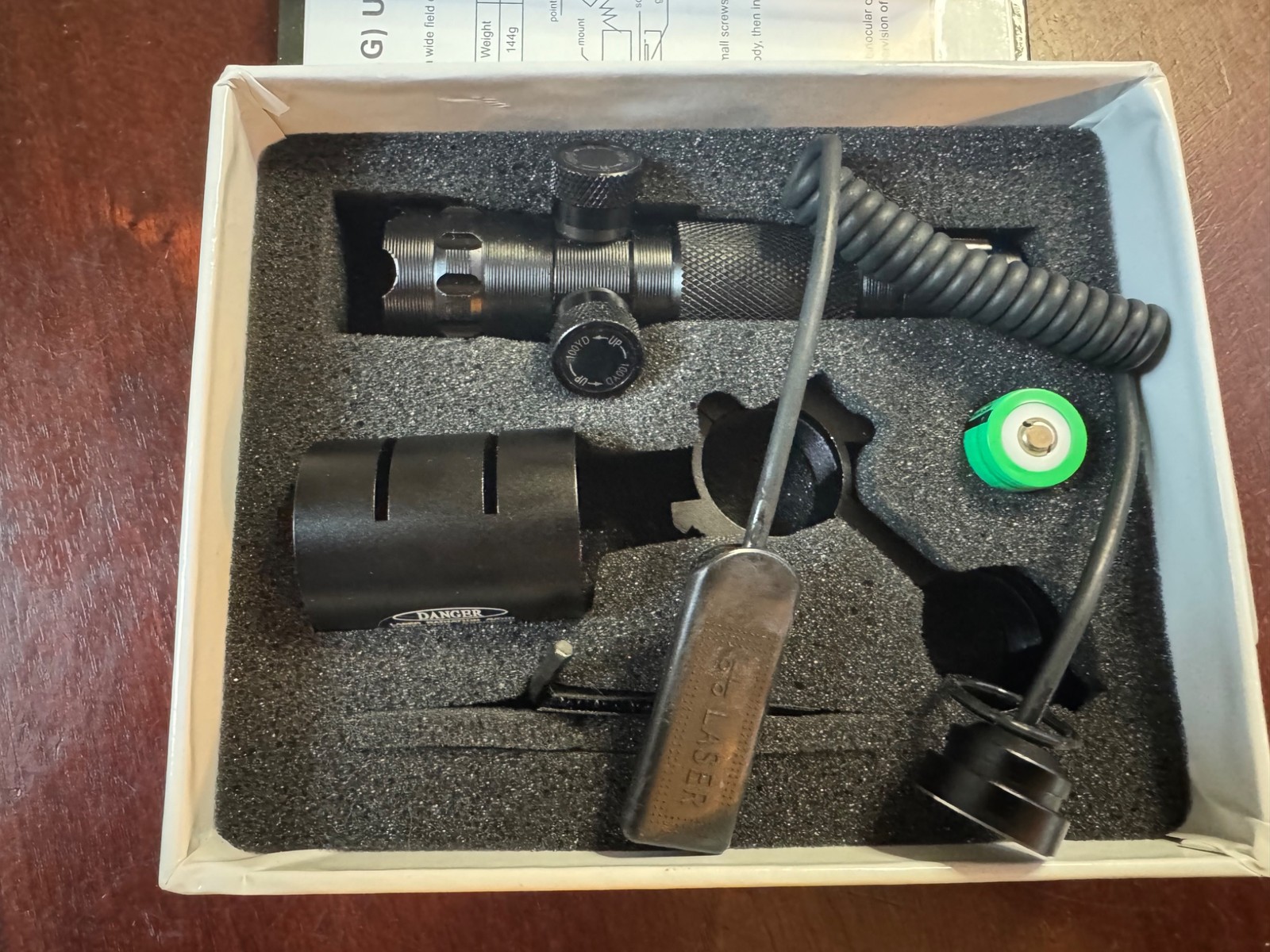 Pinty Laser Gun Sight GLS-0000-GR with Accessories