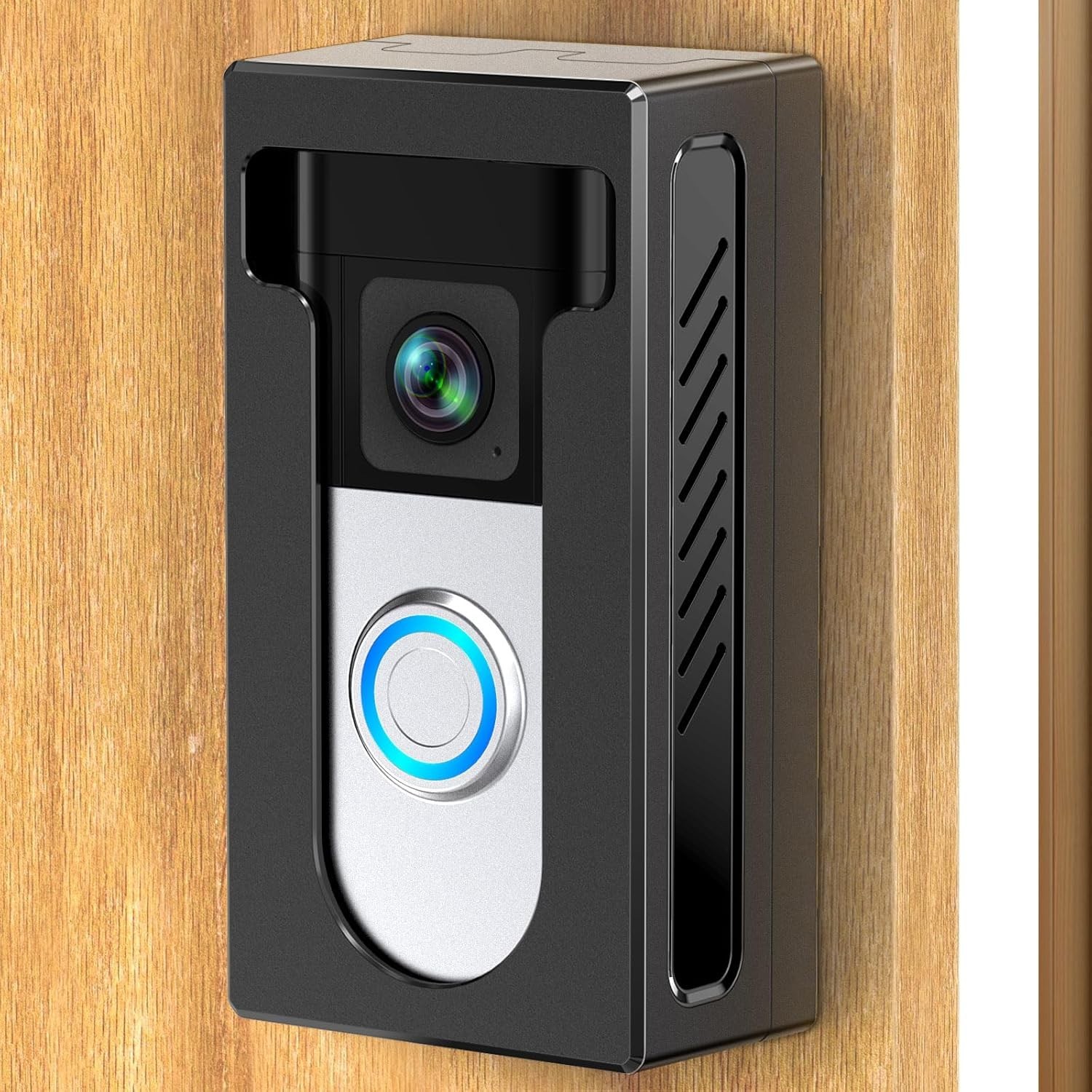No Drill Adhesive Mount for Ring/Blink Video Doorbells - Effortless Security
