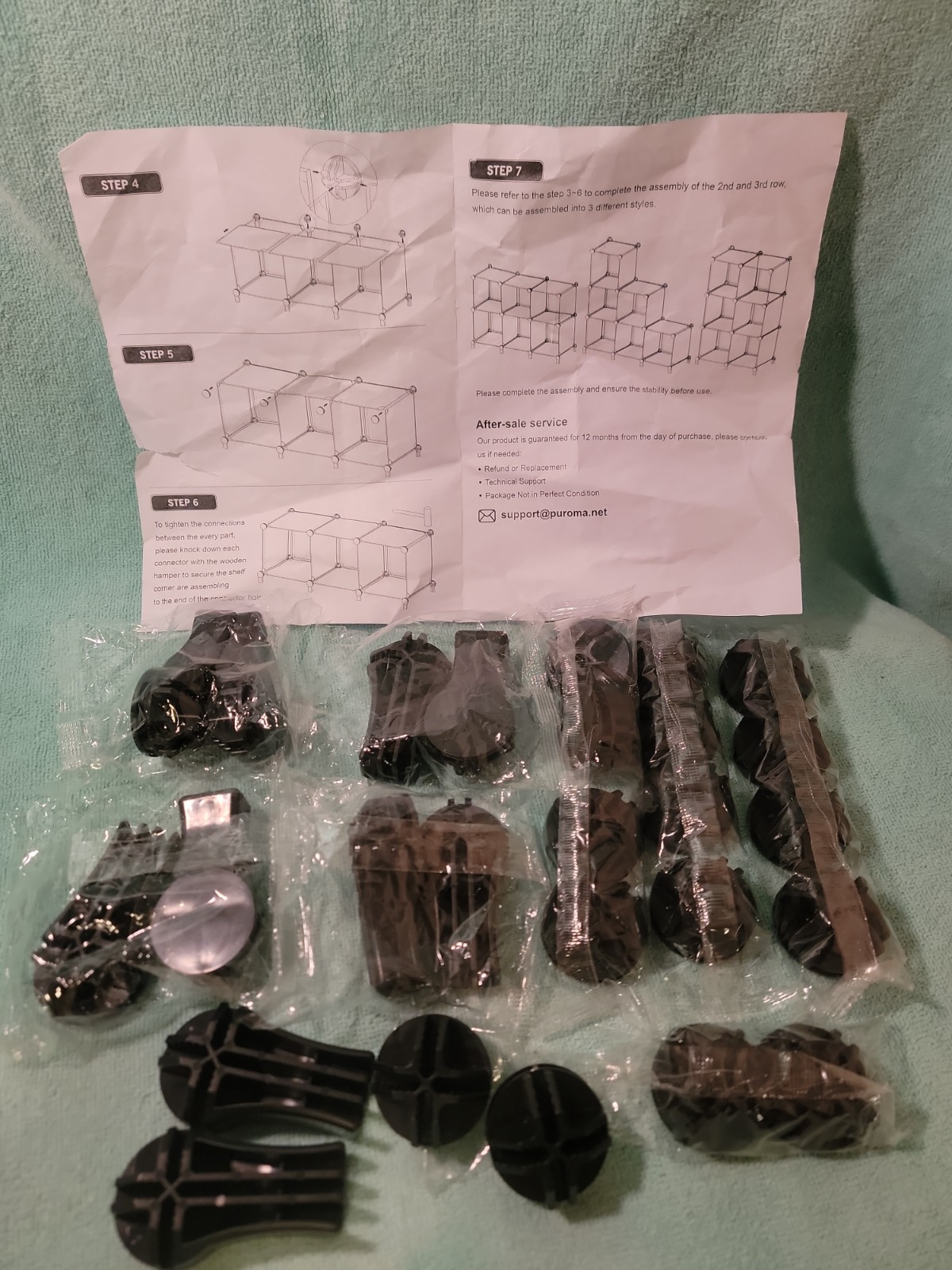 Puroma Multi-functional Storage Cubes Connector Pieces for assembly